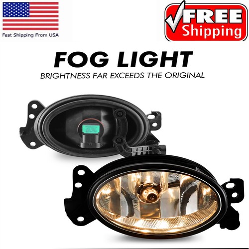 Pair of Front Fog Driving Light For Lamp Mercedes Benz CLK E ML Class RH + LH