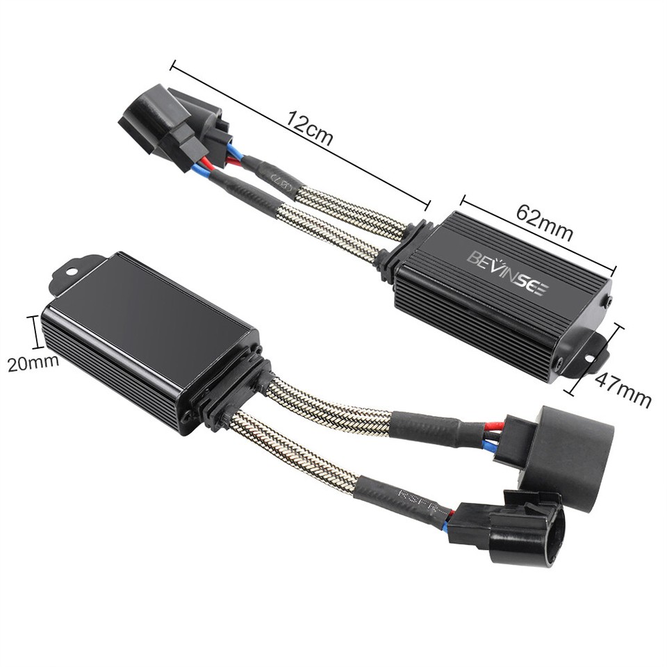 2x H13/9008 LED Headlight Bulbs – Canbus Error Free, Anti-Flicker, 6000K, 48,800 Lumens 10 thumbnail image