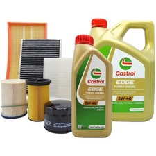 KIT TAGLIANDO VW GOLF V 1.9 3 FILTRI + 5LT CASTROL 5W40