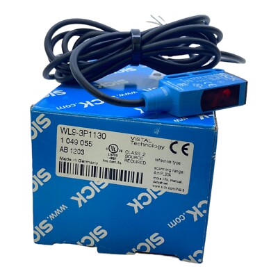 Sick WL9-3P1130 Reflexions-Lichtschranke 1049055 10...30V DC PNP 4-adrig 30 mA