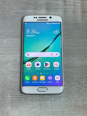 Samsung Galaxy S6 Edge (T-mobile Unlocked) SM-G925T Smartphone VERY GOOD White