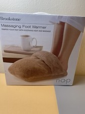 Brookstone Massaging Foot Warmer - Heat Massage Feet