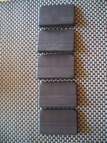 5 x Original Hoppe Balkontürgriff Anziehgriff K435 kunststoff dunkelbraun matt - Bild 6 von 6