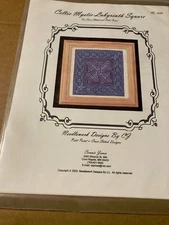 NEW RARE CELTIC MYSTIC LABYRINTH SQUARE CROSS STITCH Needlework Designs By CJ