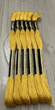 Metallic Mango 3821 DMC Mouline Special 25 Embroidery Floss 8M Lot of 6