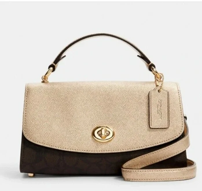 COACH TILLY SATCHEL 23 IN SIGNATURE CANVAS eBay
