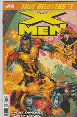 MARVEL COMICS X-MEN KARIMA SHAPANDAR OMEGA SENTINEL #1 TRUE BELIEVERS REPRINT NM