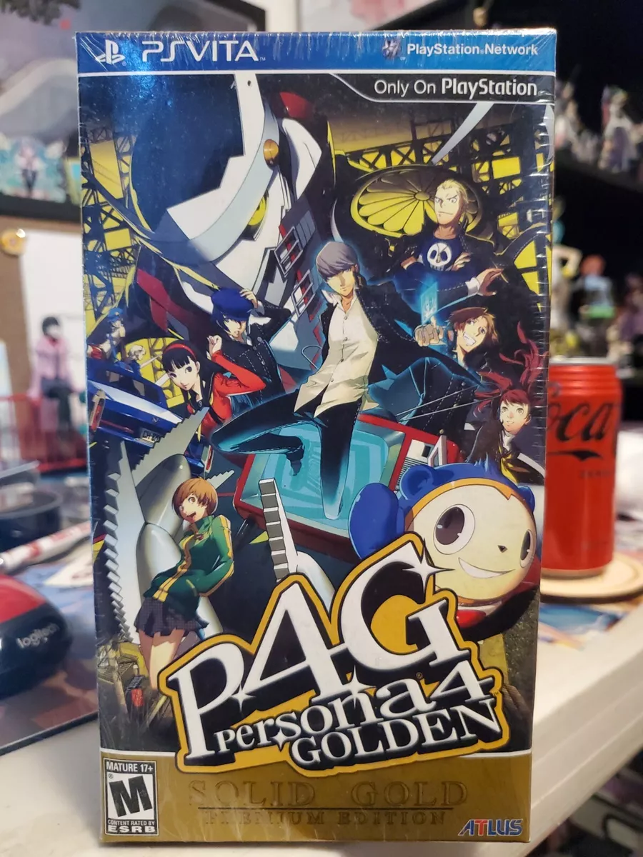 Persona 4 Golden Solid Gold Premium Edition Sony PlayStation Vita 2012
