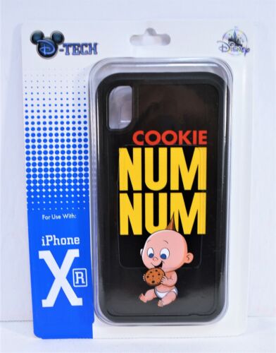 Disney Incredibles Jack Jack Cookie NUM NUM Apple iPhone XR custodia cellulare NUOVA - Foto 1 di 1