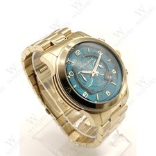 New Michael Kors MK8315 Hunger Stop Gold Stainless-Steel Bracelet Women's Watch