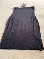 dress 10 Prettylittlething Black Jersey Bandeau Bodycom