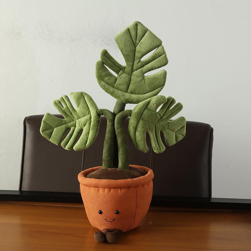 JellyCat 45cm Monstera Delicious Plant Series Plush Toy Cute