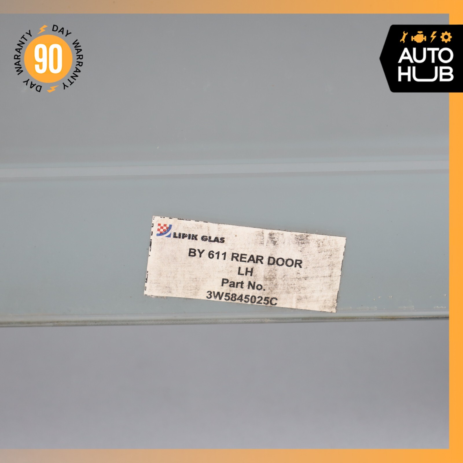 06-13 Bentley Continental Flying Spur Rear Left Side Door Window Glass OEM 76k