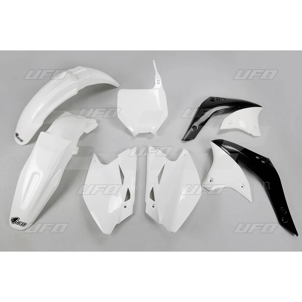 Kit Complet En Plastique UFO Plast Blanc Kawasaki KX 450 F 2007 - Photo 1/1
