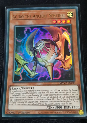 MAMA-EN028 Agido the Ancient Sentinel - Ultra Rare - 1st Edition ...