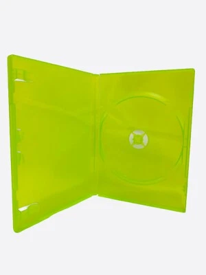 FLEXBOX 20 x Original XBOX 360 Replacement Clear Green Cases for XBOX Games