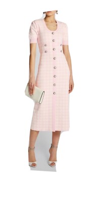 alessandra rich pink dress pink polka dot perfection