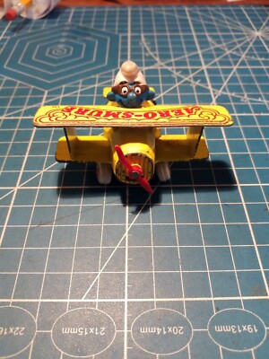 Vintage 1982 ERTL AERO-SMURF #2 Diecast Plane Car-45