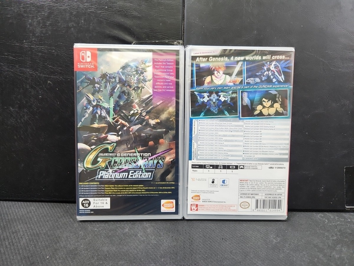 ASIA ENG) Nintendo Switch SD Gundam G Generation Cross Rays