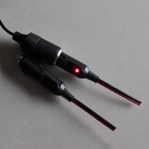 12V 24V Auto 20A Male Car Cigarette Lighter LED Socket Plug Connector Adapter - Picture 7 of 12