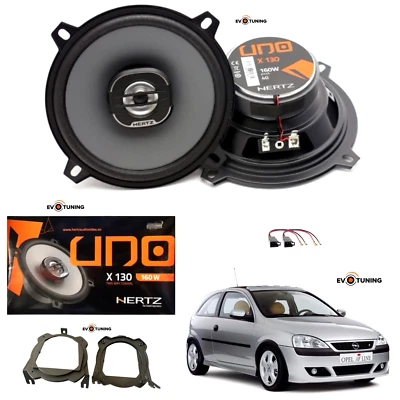 Kit 2 Casse Altoparlanti Hertz X130 Posteriori per Opel Corsa C dal 2000-2008