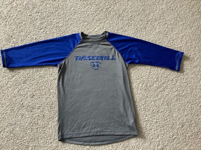 under armour 3 4 baseball shirt