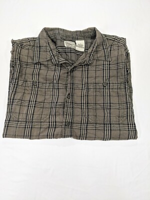 C. E. Schmidt Workwear Plaid Canvas Vest Mens Size Large