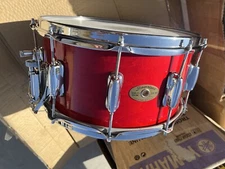 Slingerland HSS Lite Early 90s - Gloss Red 7X14 Snare drum 10 Lug NICE!