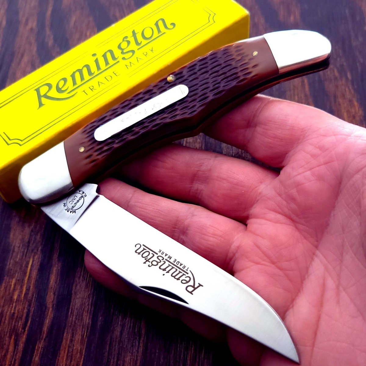 Remington Umc 11-87 Auto 870 Pump Hunters Folding Pocket Knife