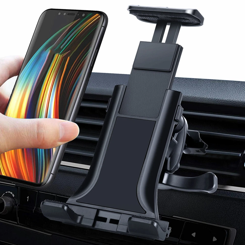 Universal Car Mount Air Vent Tablet Phone Holder 360°Rotate For 4-12" iPad Stand - Image 3 of 4