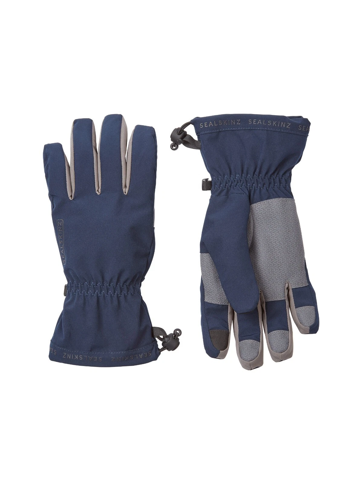 SealSkinz Drayton Waterproof Lightweight Gauntlet Gloves - Navy