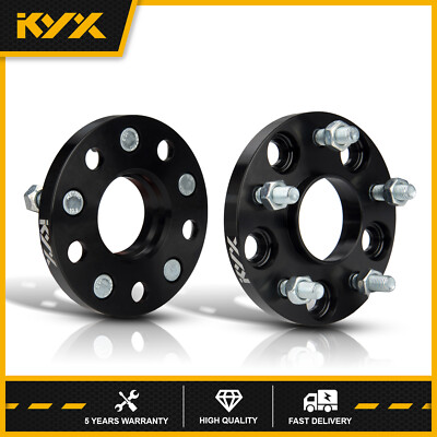2PCS 15mm Hubcentric 5x4.5 Wheel Spacers 12x1.5 For Honda Accord Civic Acura RSX