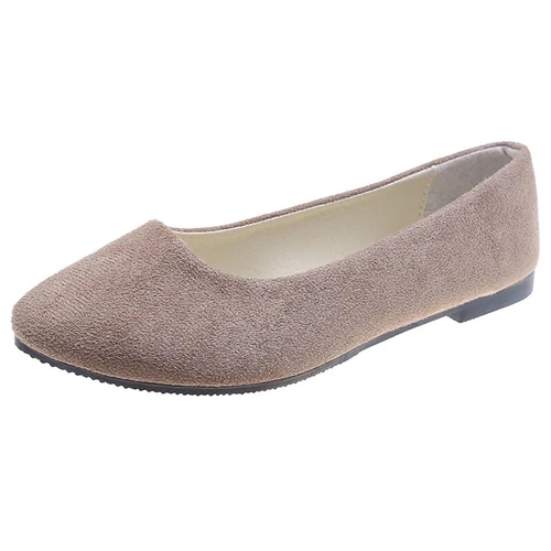 Ladies Dress Flats Slip On Pumps Dance Women Low Heel Cozy Shoes Casual Fashion - Bild 48 von 53