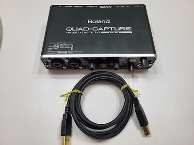 Roland Quad Capture UA-55 ~ 4x4 24-bit/192 kHz USB 2.0 Audio 