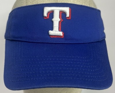 Texas Rangers Visor Hat MLB Baseball Cap Blue Adjustable Outdoor Cap OSFM
