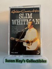 SLIM WHITMAN GOLDEN COUNTRY HITS 4XLL-8348 Cassette Tape