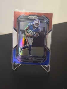 2022 Panini Prizm James Cook Red White Blue Rookie RC #319 Bills 🔥