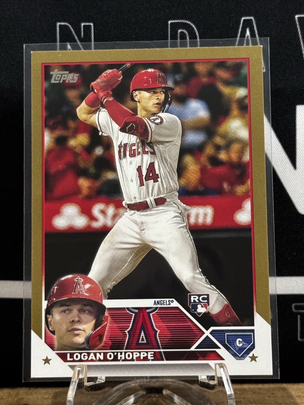 2023 Topps Series 2 - Logan O'Hoppe #363 Gold Foil (RC)