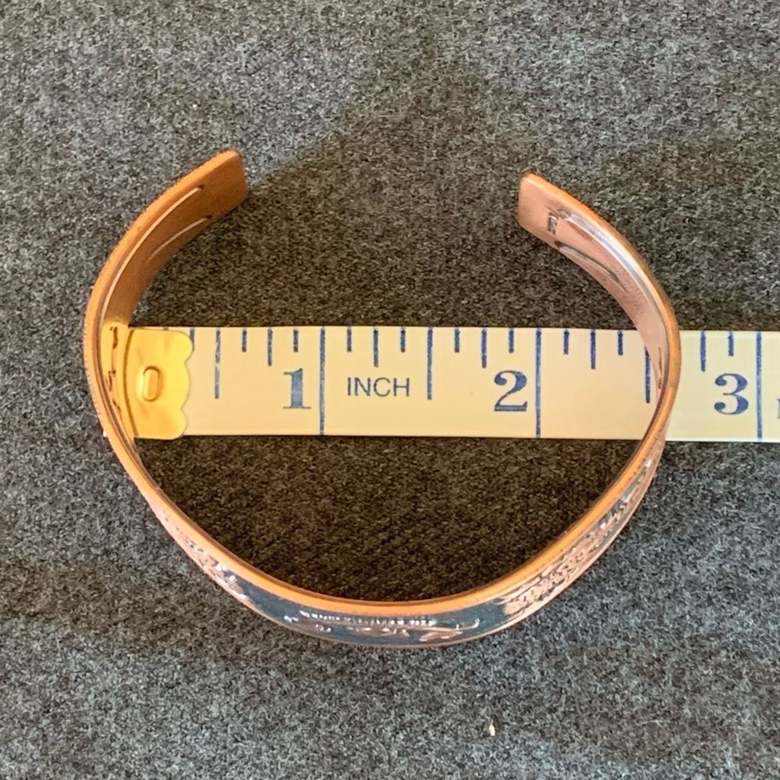 Solid Copper Kachina Bracelet - image 9