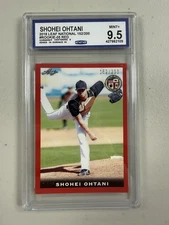 Shohei Ohtani 2018 Leaf National Rookie Red /200 CCG 9.5 Rookie