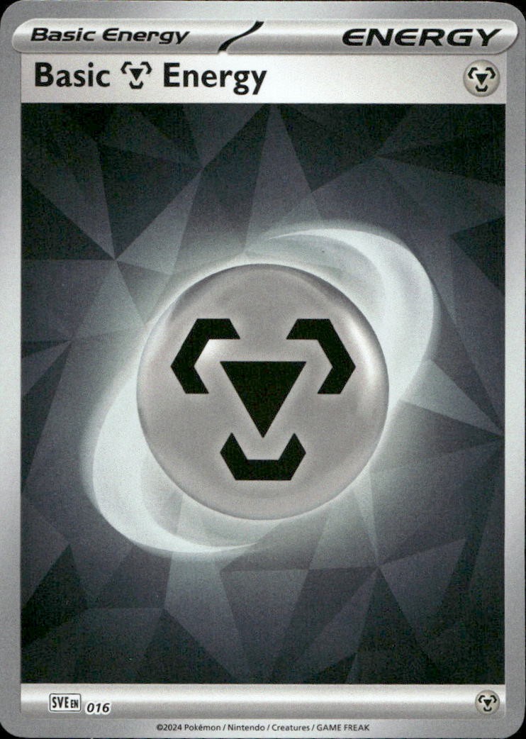Basic Metal Energy 016 SVE Scarlet & Violet Energies Holo C NM Pokémon — English