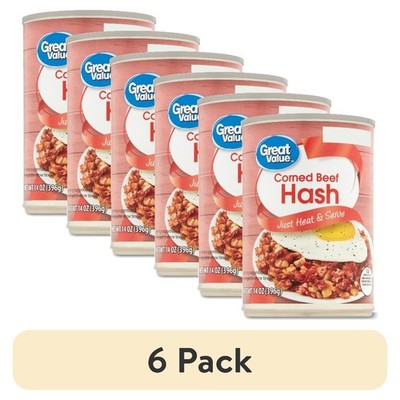 (6 pack) Corned Beef Hash, 14 oz Can