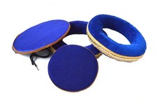 Zaza Percussion - Deluxe Tabla Bayan  Dayan Cushion and Cover Blue 