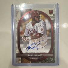 2025 Topps Museum Ryan Howard Auto #’d 14/20 Phillies