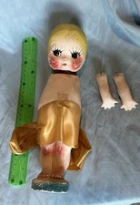 Bisque Kewpie Doll Vintage Georgette 12” Tall