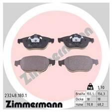 ZIMMERMANN Bremsbelagsatz Bremsklotz für Renault Espace Laguna BG KG JK vorne