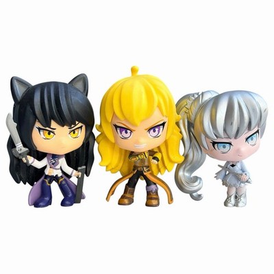 RWBY Yang Xiao Long Blake Belladonna Weiss Schnee Figure Lot