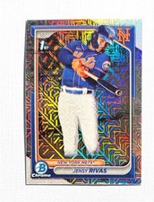 Jensy Rivas ~ 2024 Bowman Chrome Mega ~ 1st Mojo Refractor #BCP-251