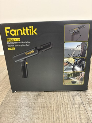 #ad Fanttik K100 Flip Portable Wireless Pressure Washer 5 in 1 Nozzle 174psi $39.99