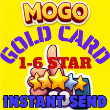 MOGO Stickers 1-6 Stars  GOLD Sticker Avaiable   For Monopoly Go CHEAPEST  24/7